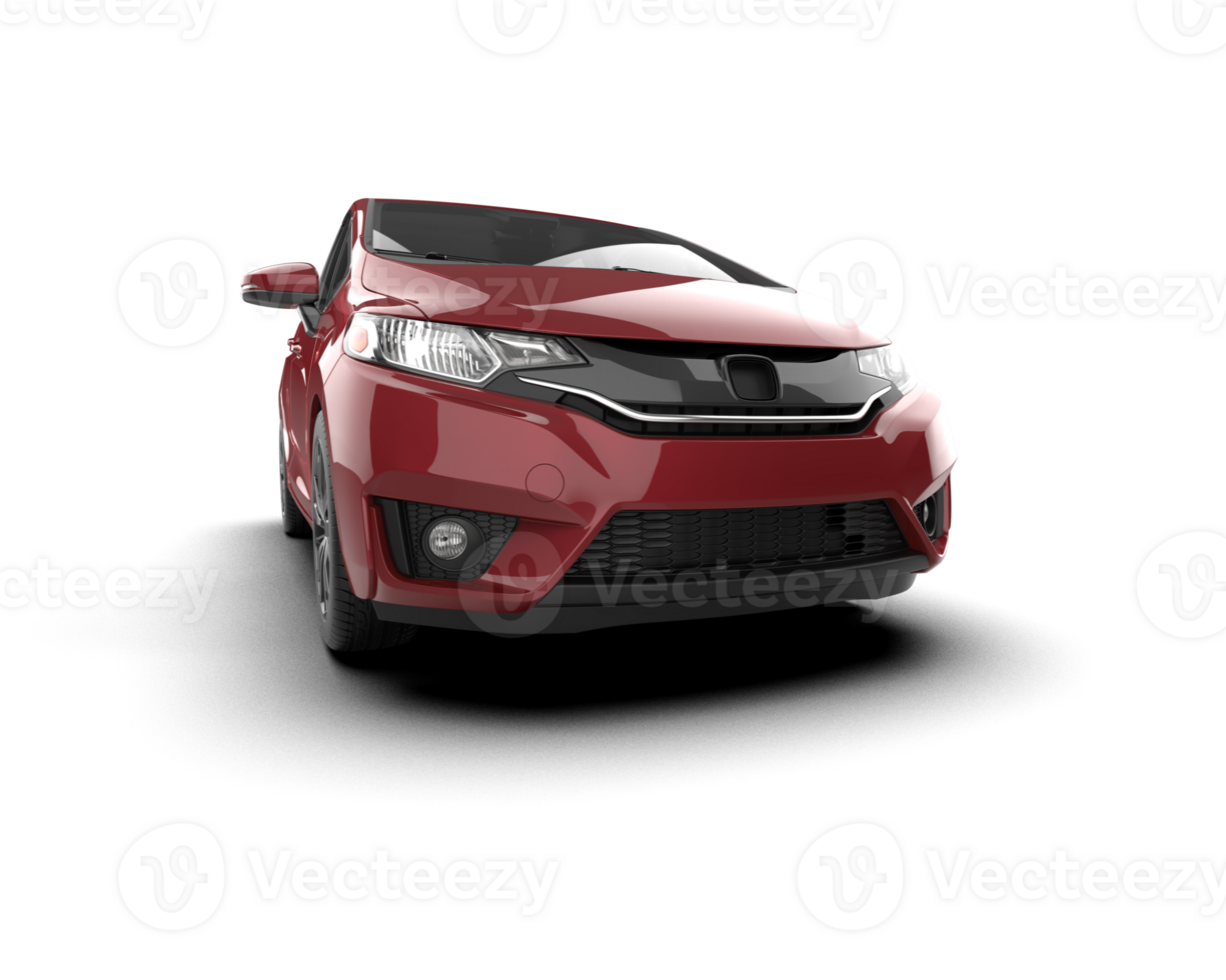 Modern car isolated on background. 3d rendering - illustration png