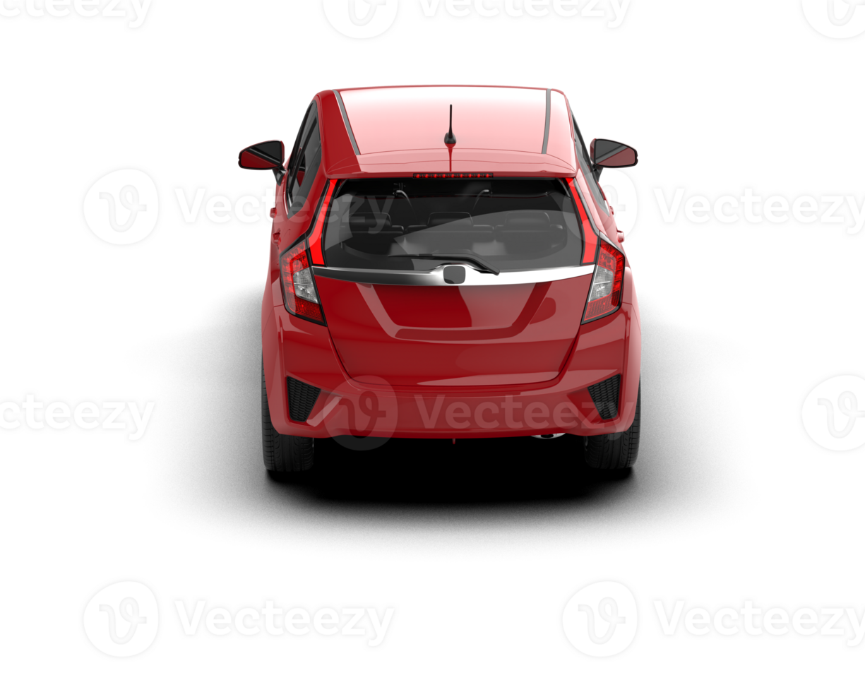 Modern car isolated on background. 3d rendering - illustration png