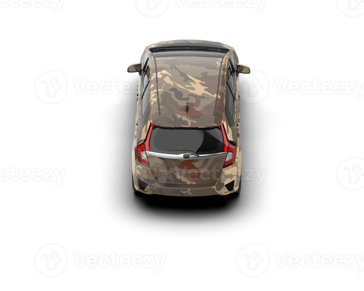 Modern car isolated on background. 3d rendering - illustration png