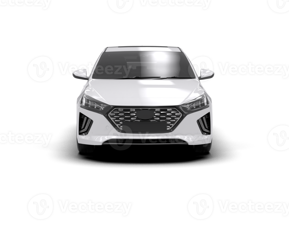 Modern car isolated on background. 3d rendering - illustration png