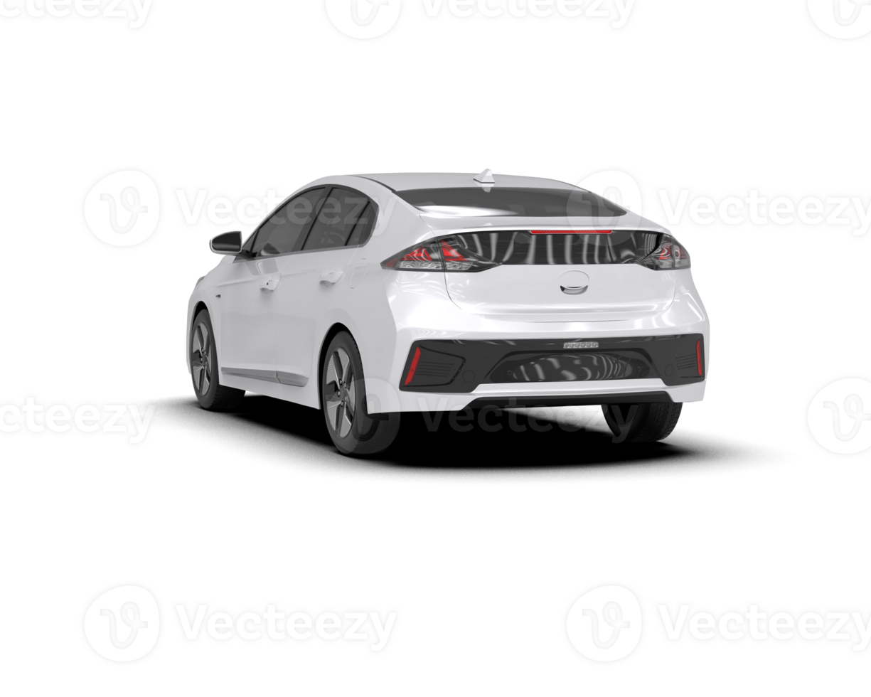 Modern car isolated on background. 3d rendering - illustration png