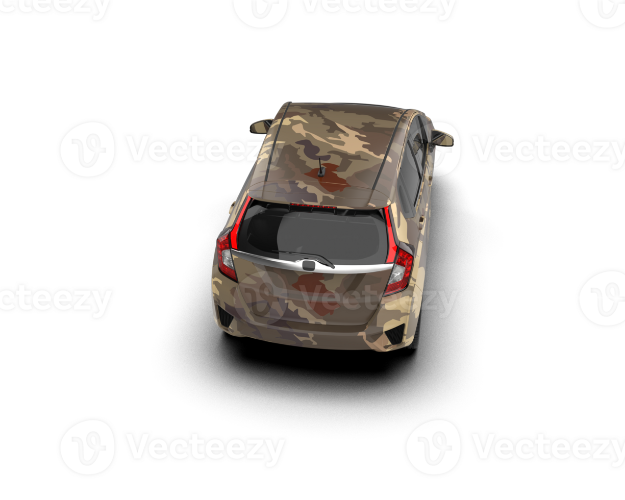 Modern car isolated on background. 3d rendering - illustration png