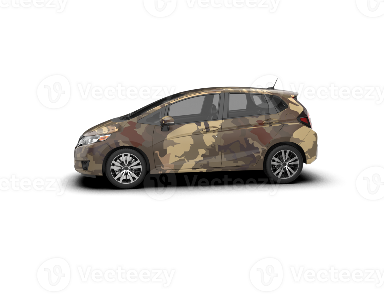 Modern car isolated on background. 3d rendering - illustration png