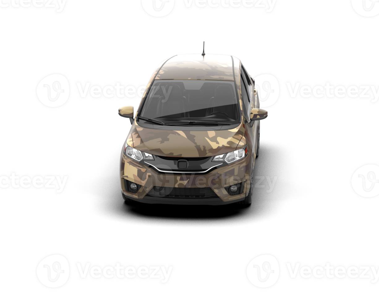 Modern car isolated on background. 3d rendering - illustration png