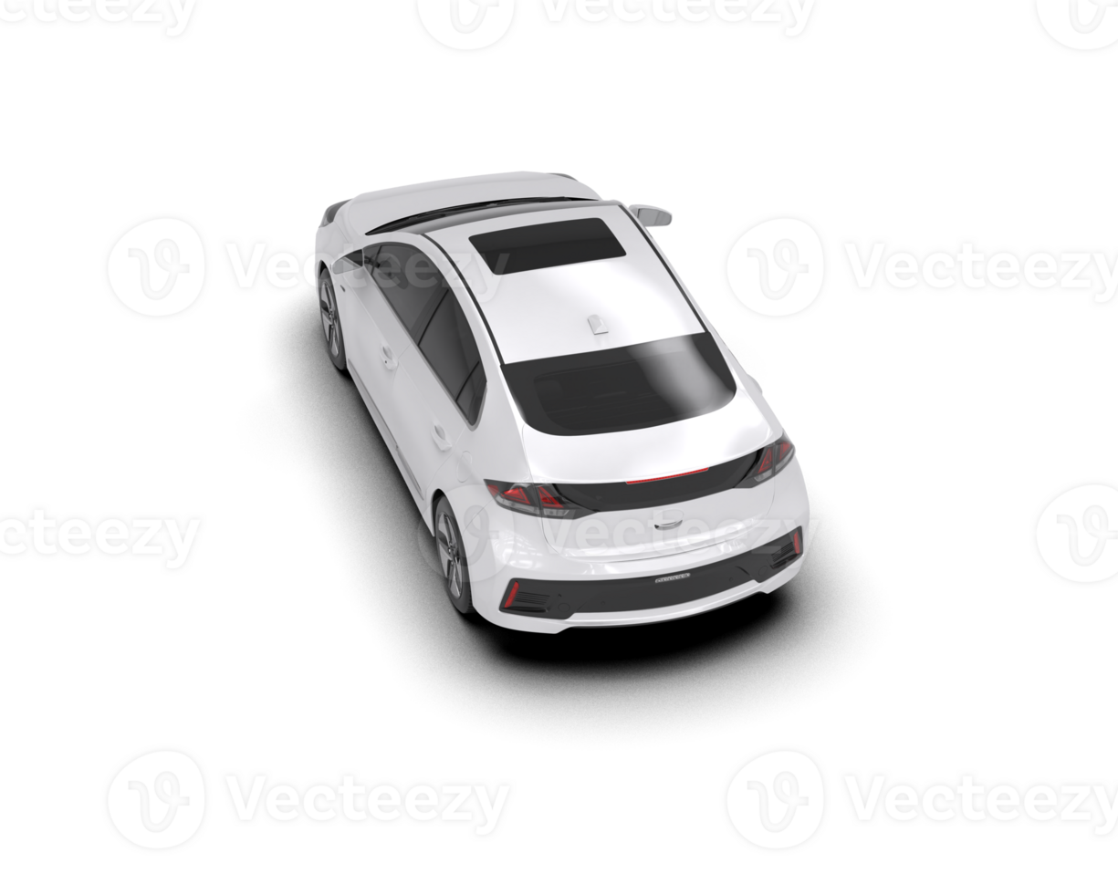 Modern car isolated on background. 3d rendering - illustration png