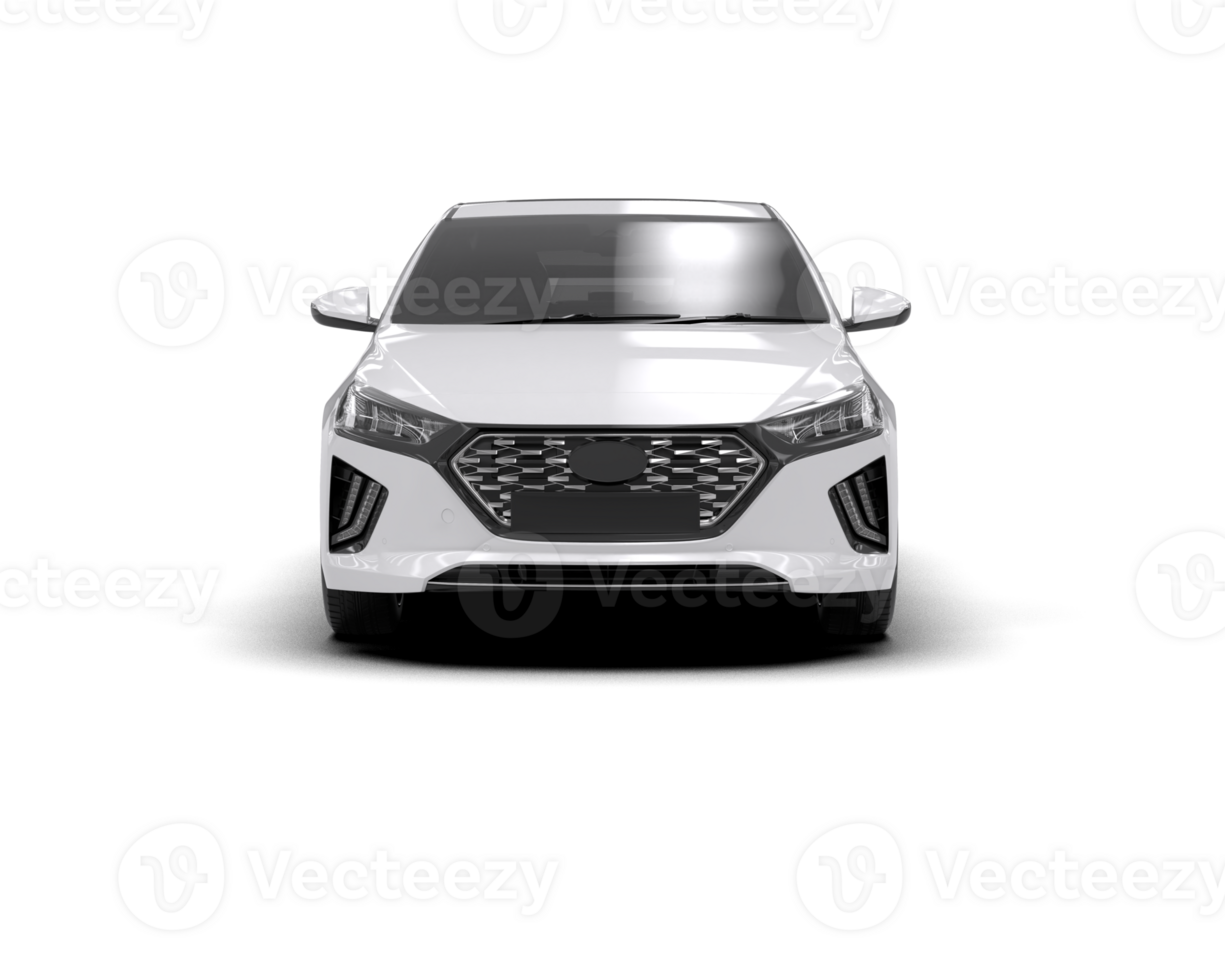 Modern car isolated on background. 3d rendering - illustration png
