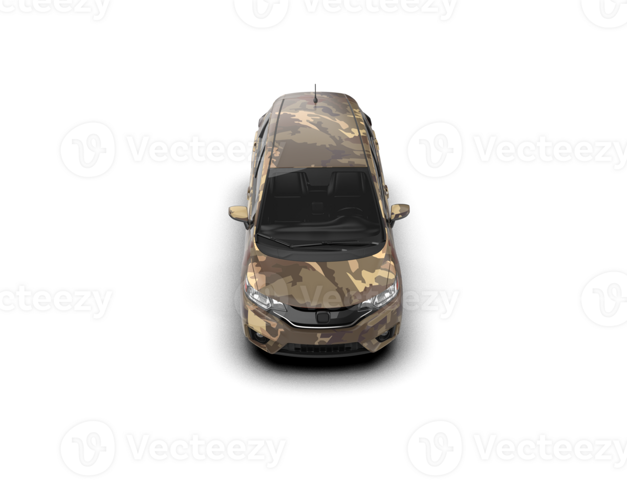 Modern car isolated on background. 3d rendering - illustration png