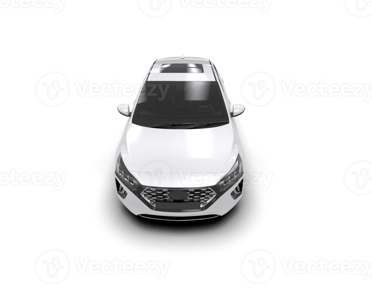 Modern car isolated on background. 3d rendering - illustration png