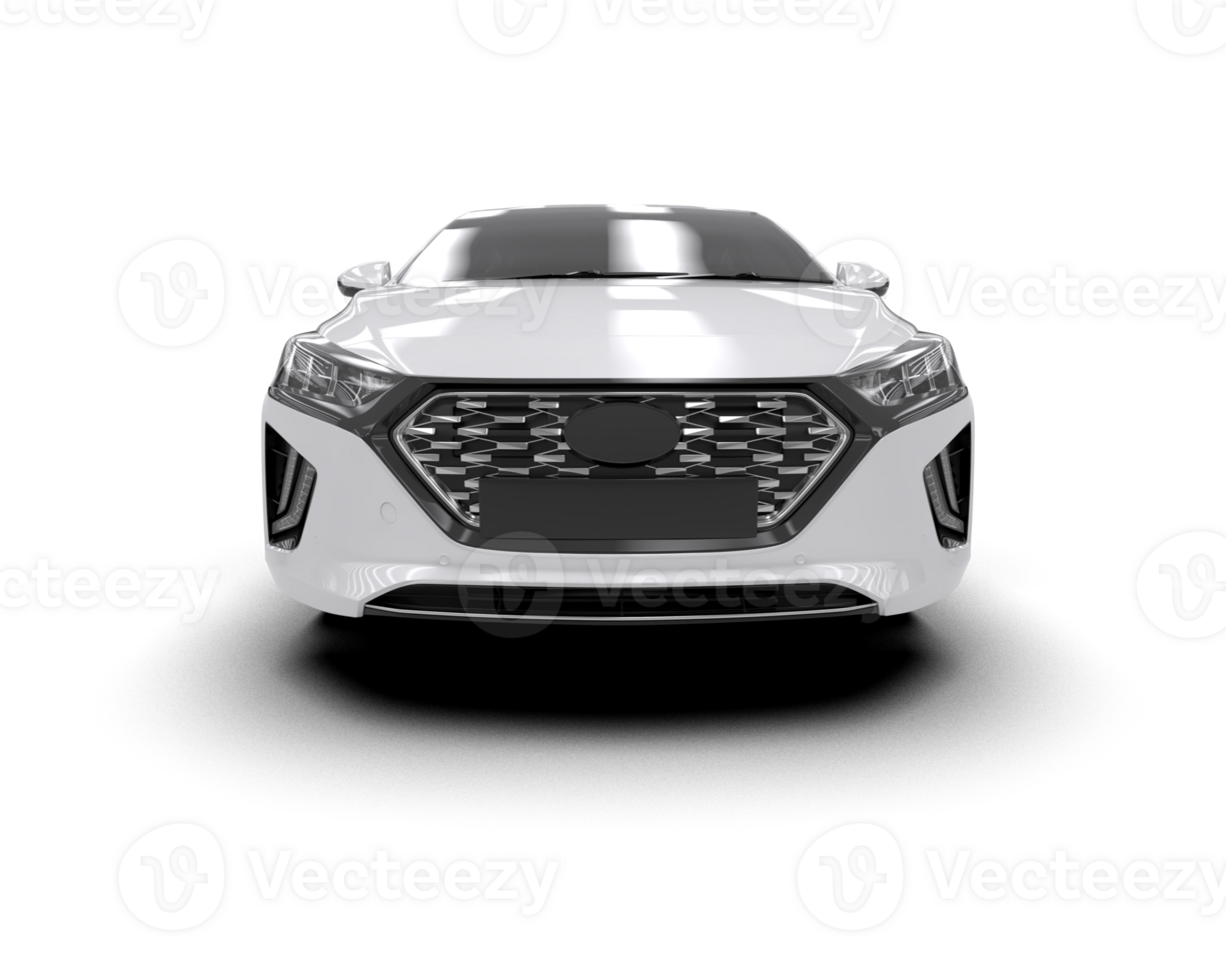 Modern car isolated on background. 3d rendering - illustration png