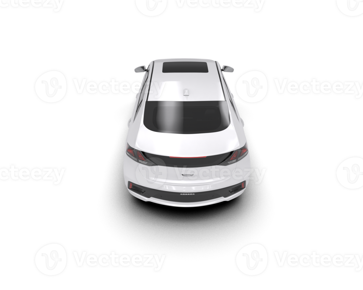 Modern car isolated on background. 3d rendering - illustration png