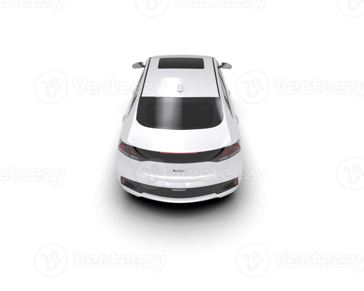 Modern car isolated on background. 3d rendering - illustration png