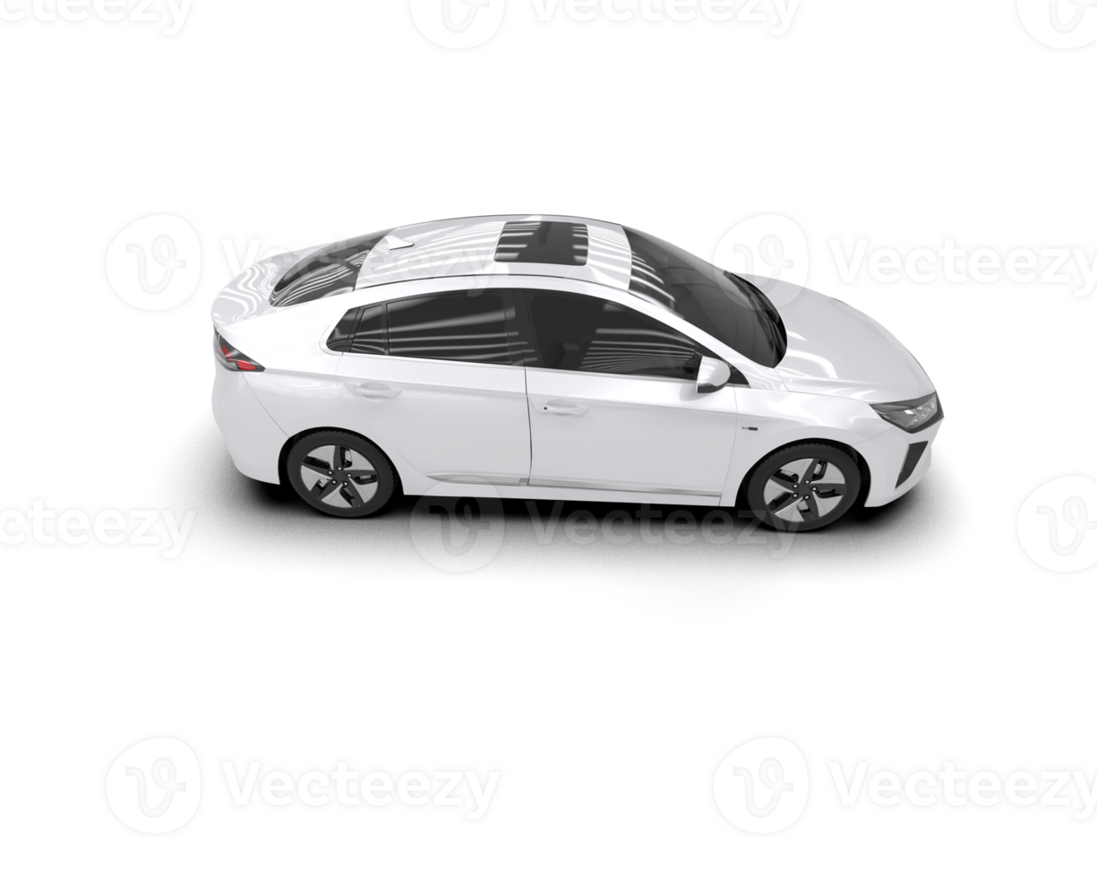 Modern car isolated on background. 3d rendering - illustration png