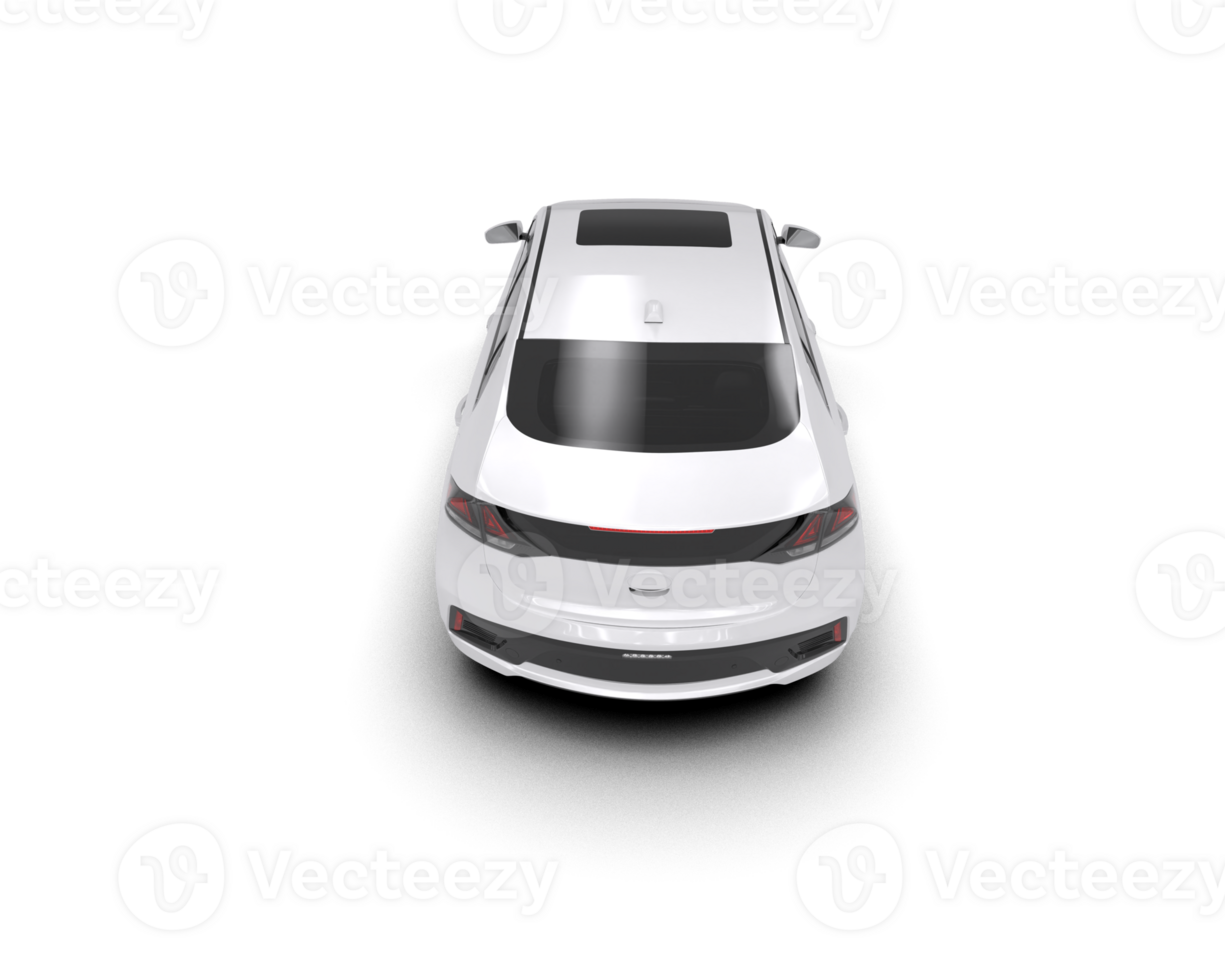 Modern car isolated on background. 3d rendering - illustration png