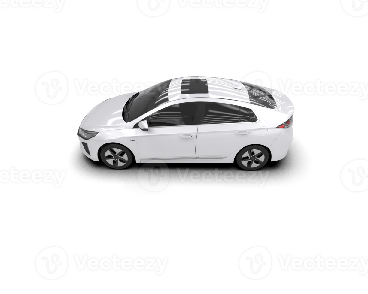 Modern car isolated on background. 3d rendering - illustration png