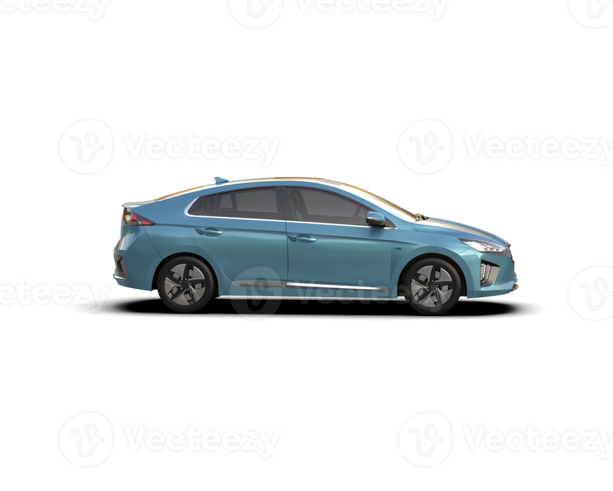 Modern car isolated on background. 3d rendering - illustration png
