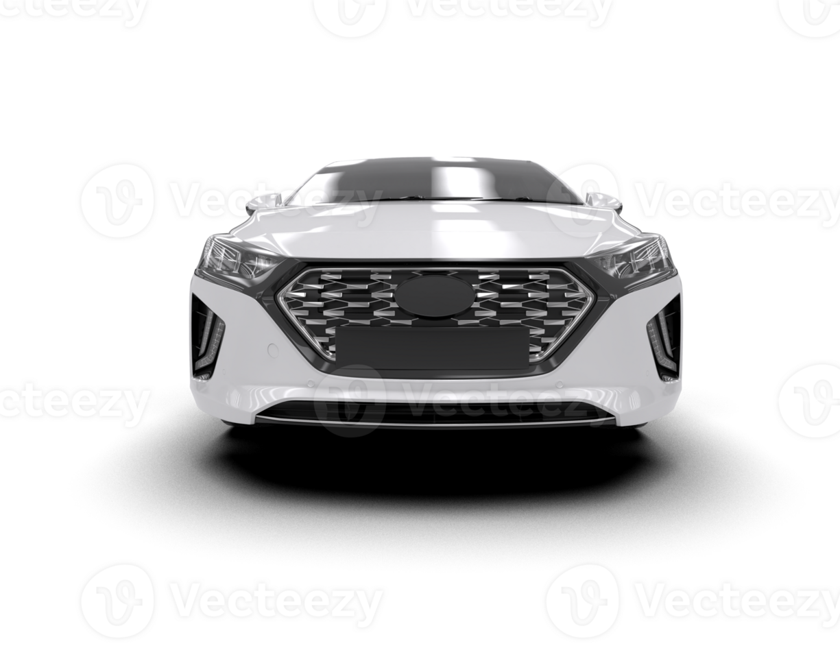 Modern car isolated on background. 3d rendering - illustration png