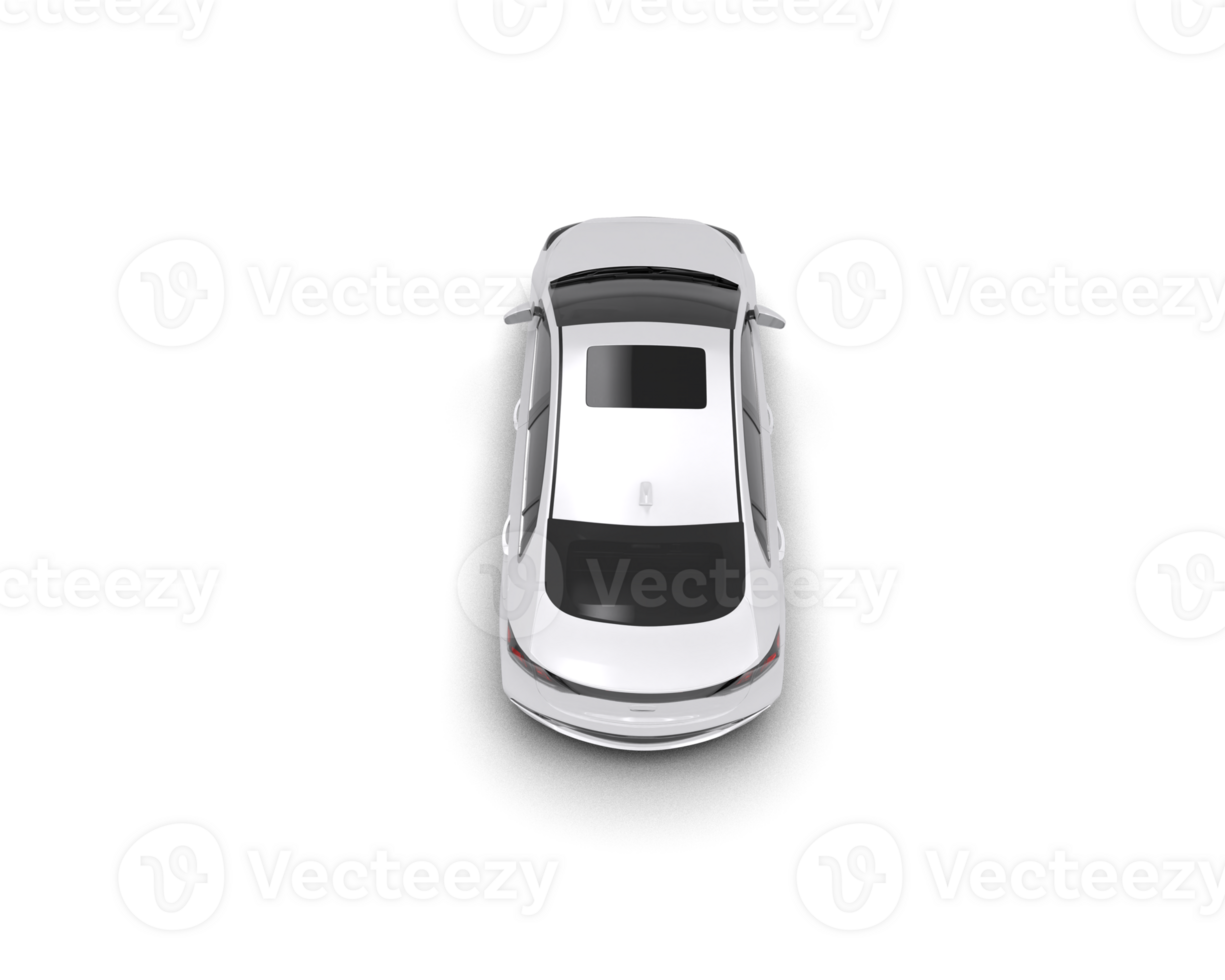 Modern car isolated on background. 3d rendering - illustration png