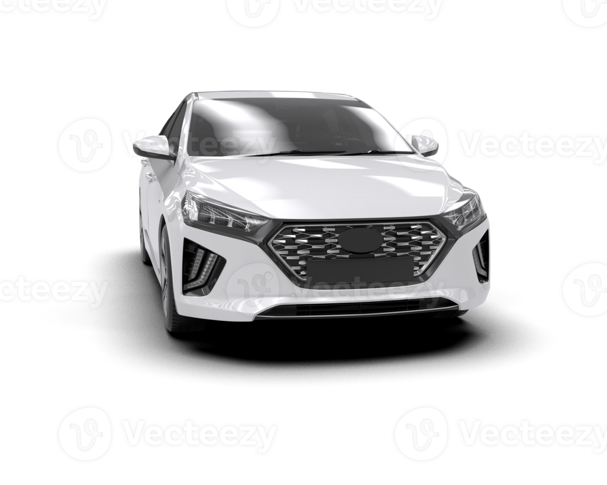 Modern car isolated on background. 3d rendering - illustration png