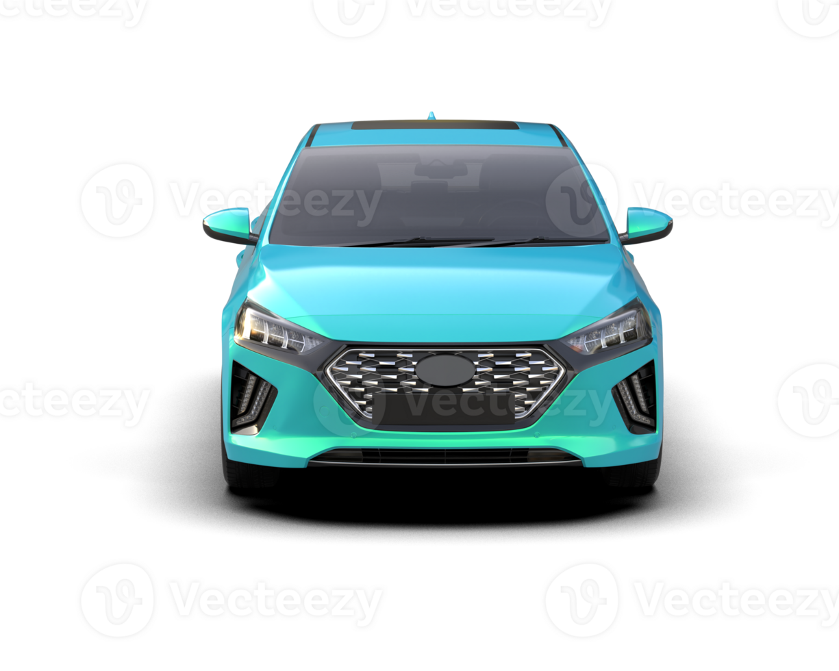 Modern car isolated on background. 3d rendering - illustration png