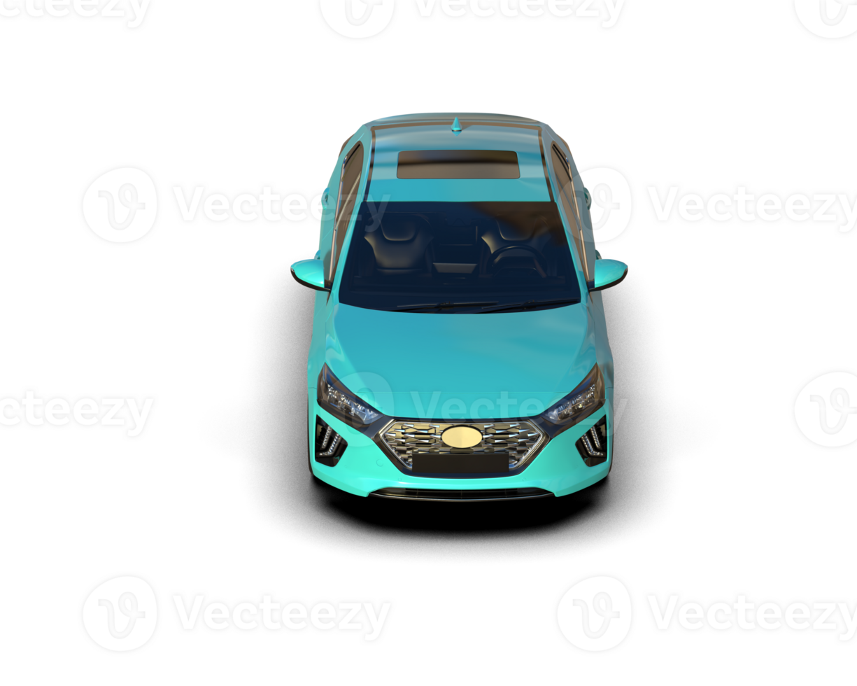 Modern car isolated on background. 3d rendering - illustration png