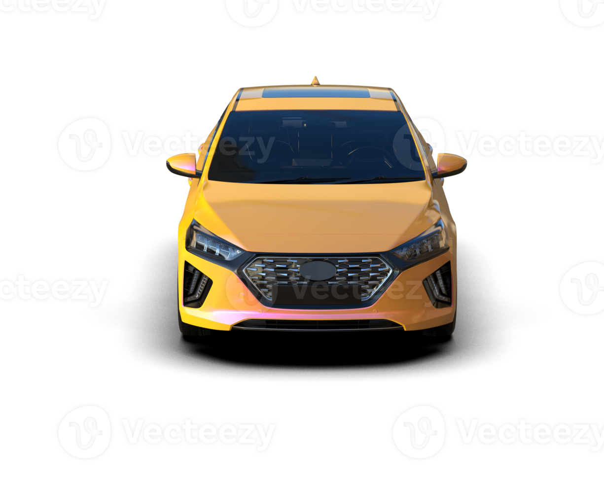 Modern car isolated on background. 3d rendering - illustration png