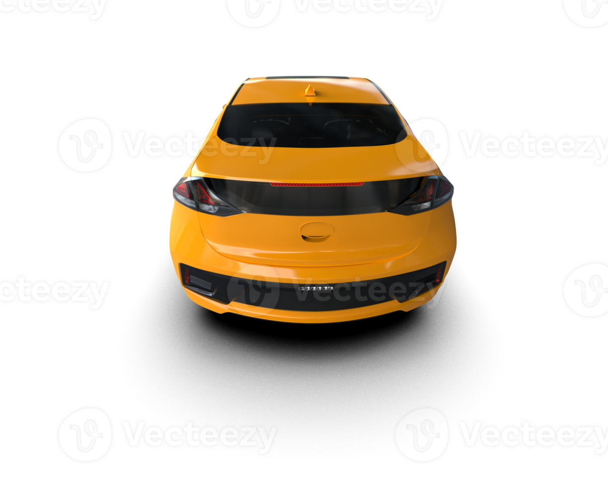 Modern car isolated on background. 3d rendering - illustration png