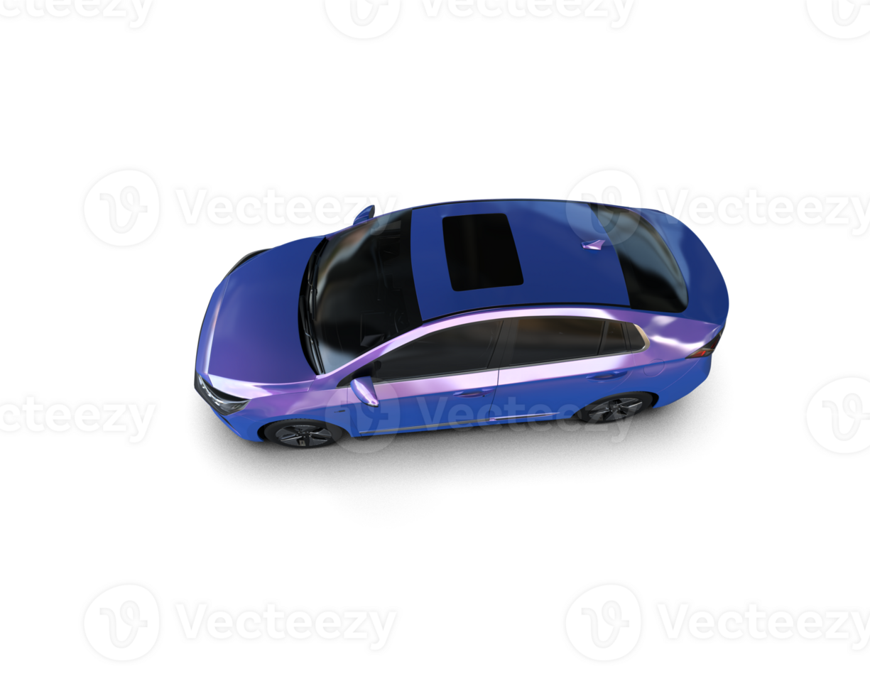Modern car isolated on background. 3d rendering - illustration png