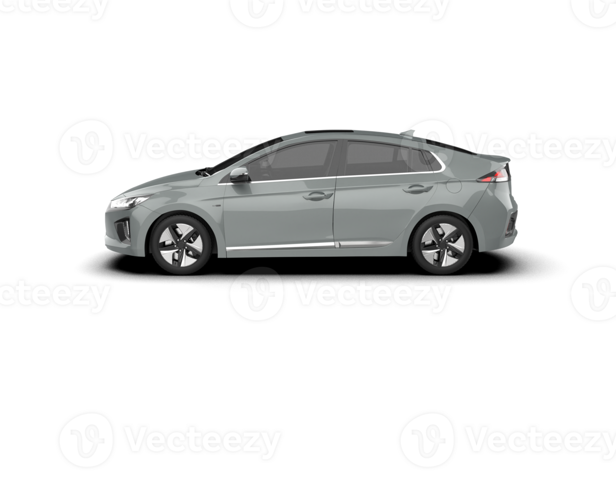 Modern car isolated on background. 3d rendering - illustration png