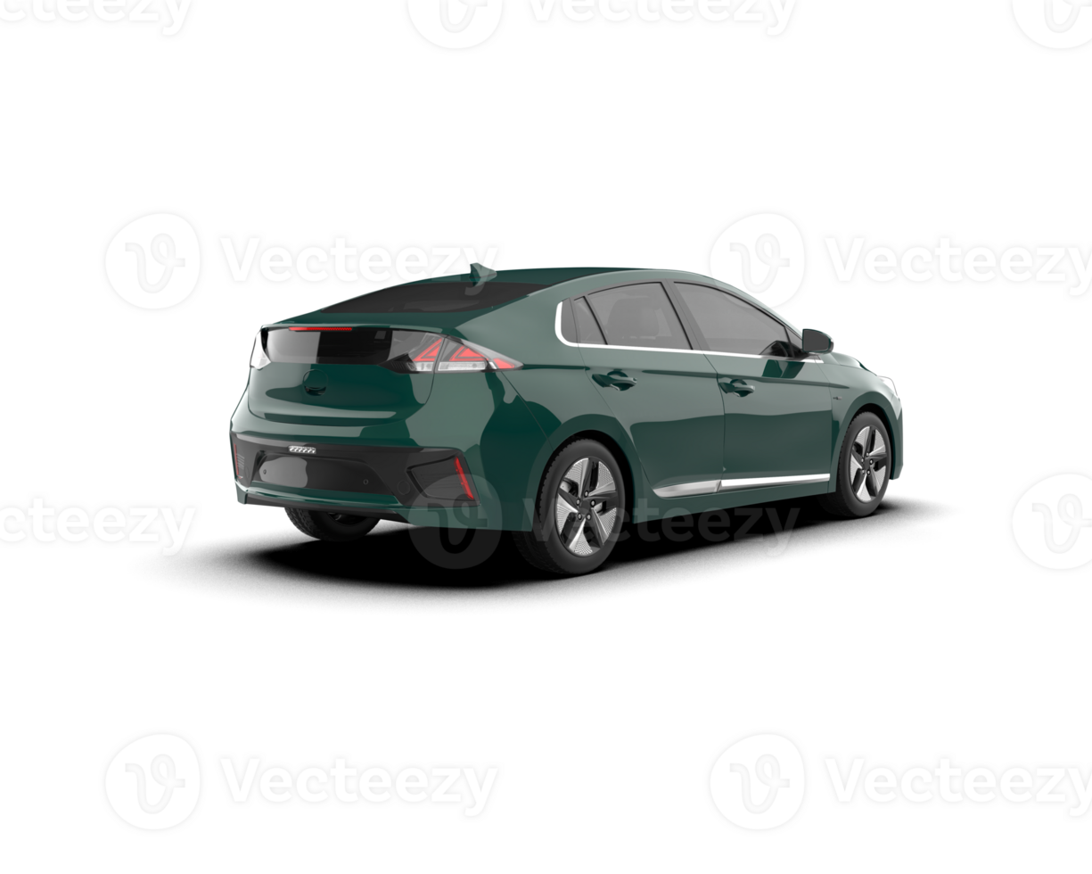 Modern car isolated on background. 3d rendering - illustration png