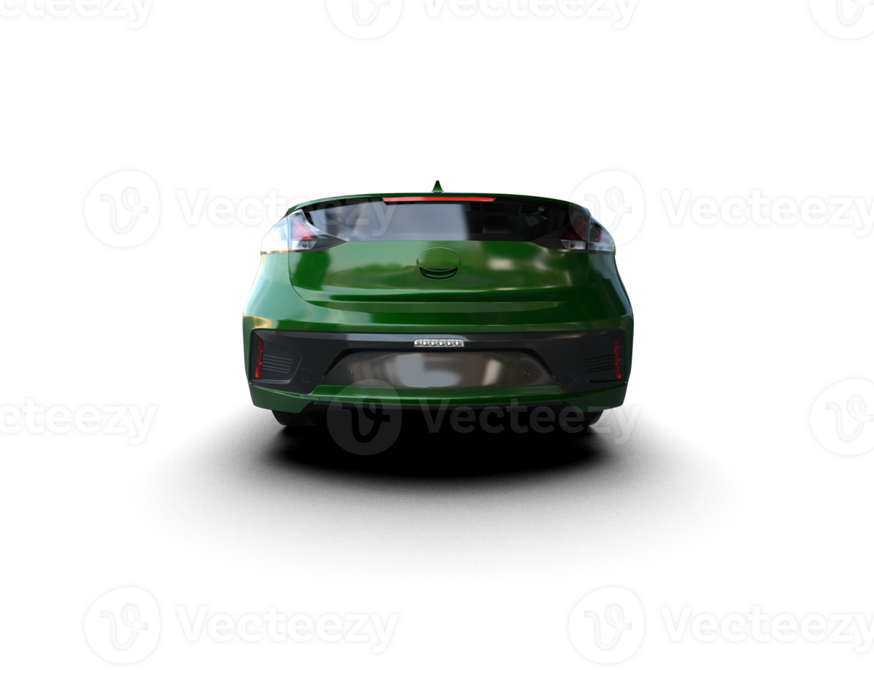 Modern car isolated on background. 3d rendering - illustration png