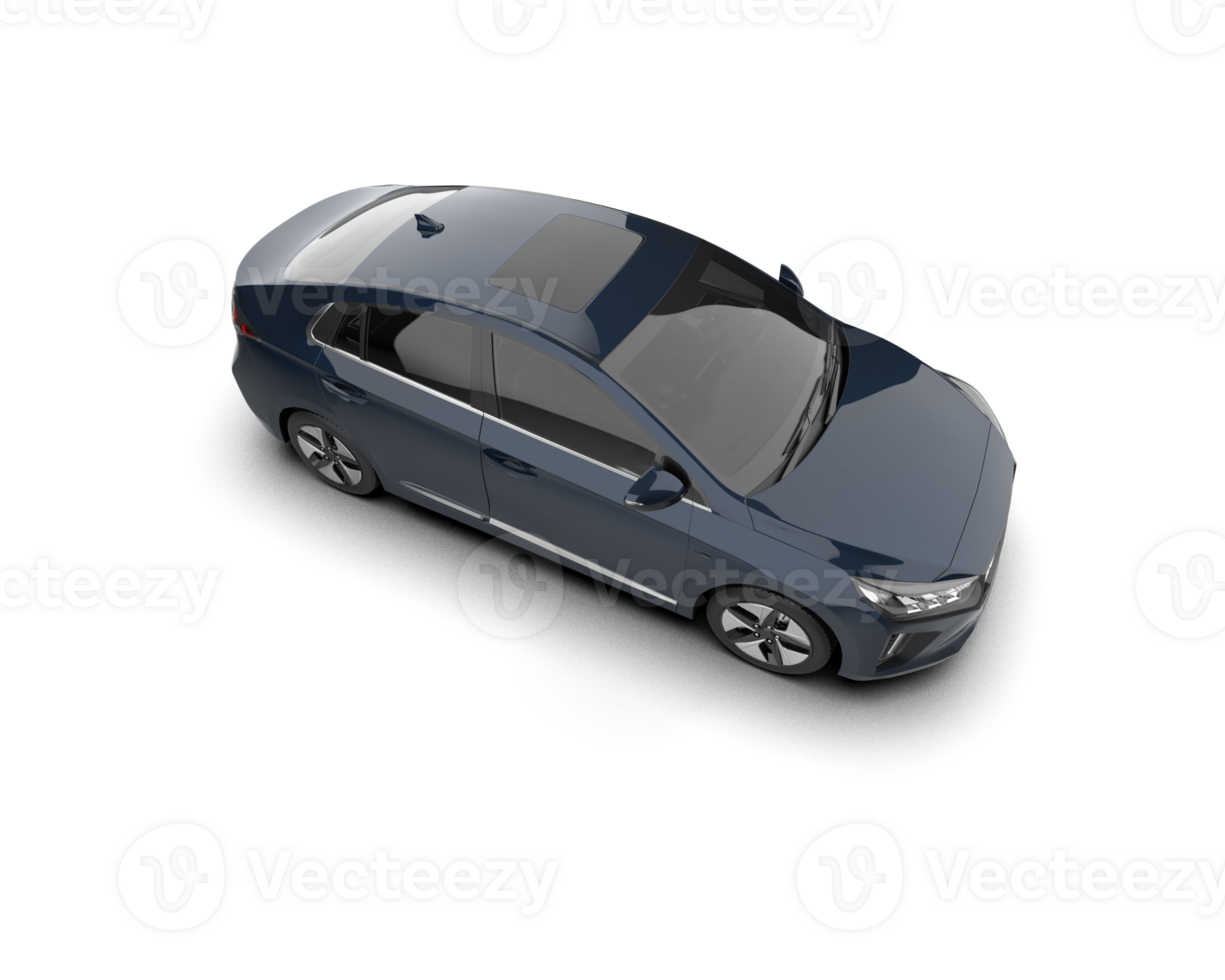 Modern car isolated on background. 3d rendering - illustration png