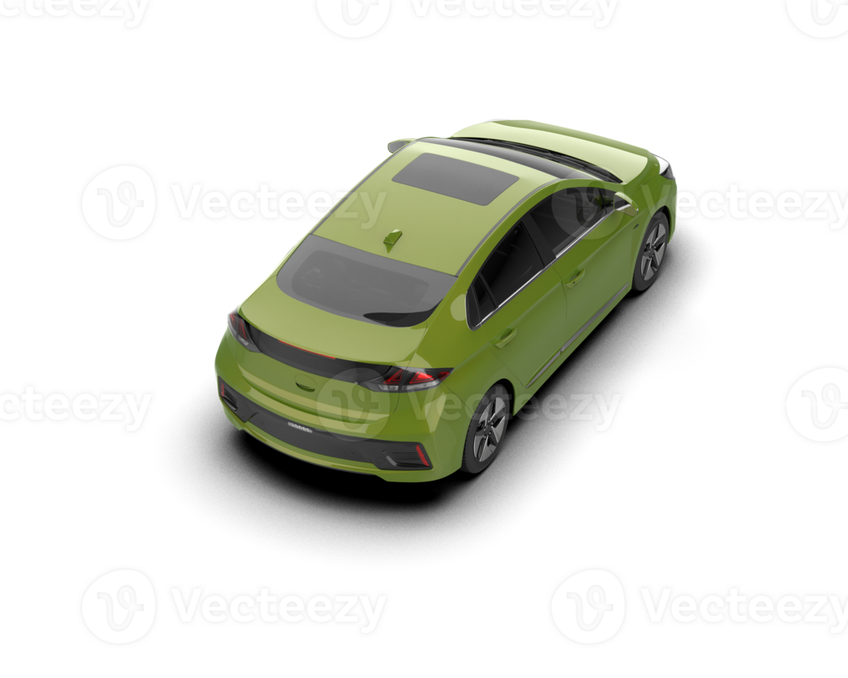 Modern car isolated on background. 3d rendering - illustration png