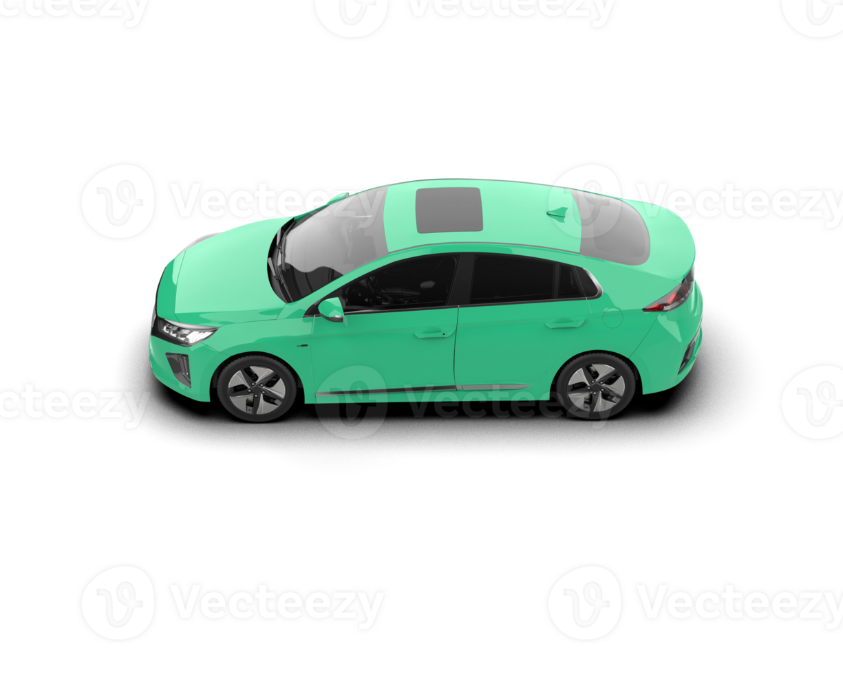 Modern car isolated on background. 3d rendering - illustration png