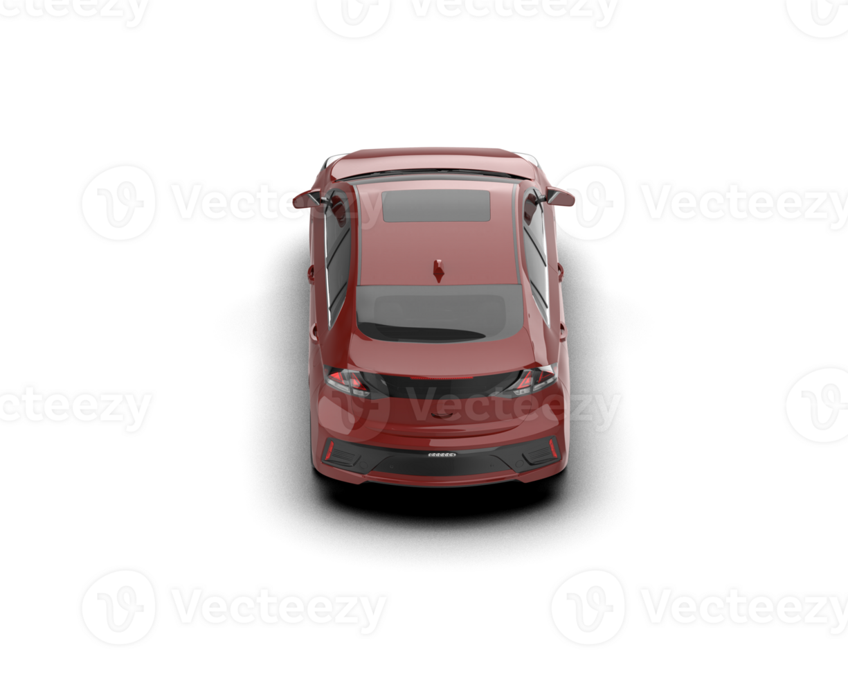 Modern car isolated on background. 3d rendering - illustration png