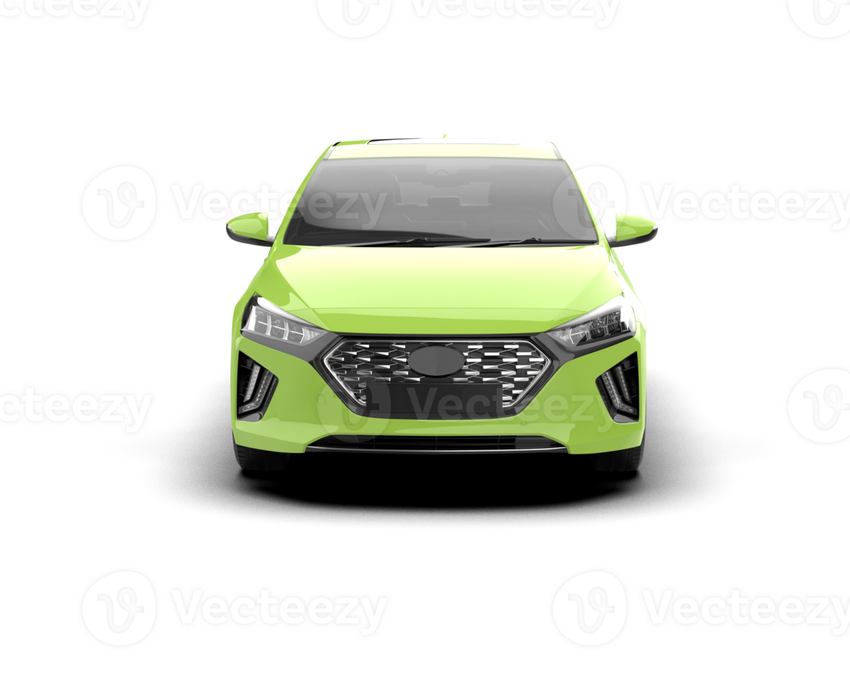Modern car isolated on background. 3d rendering - illustration png