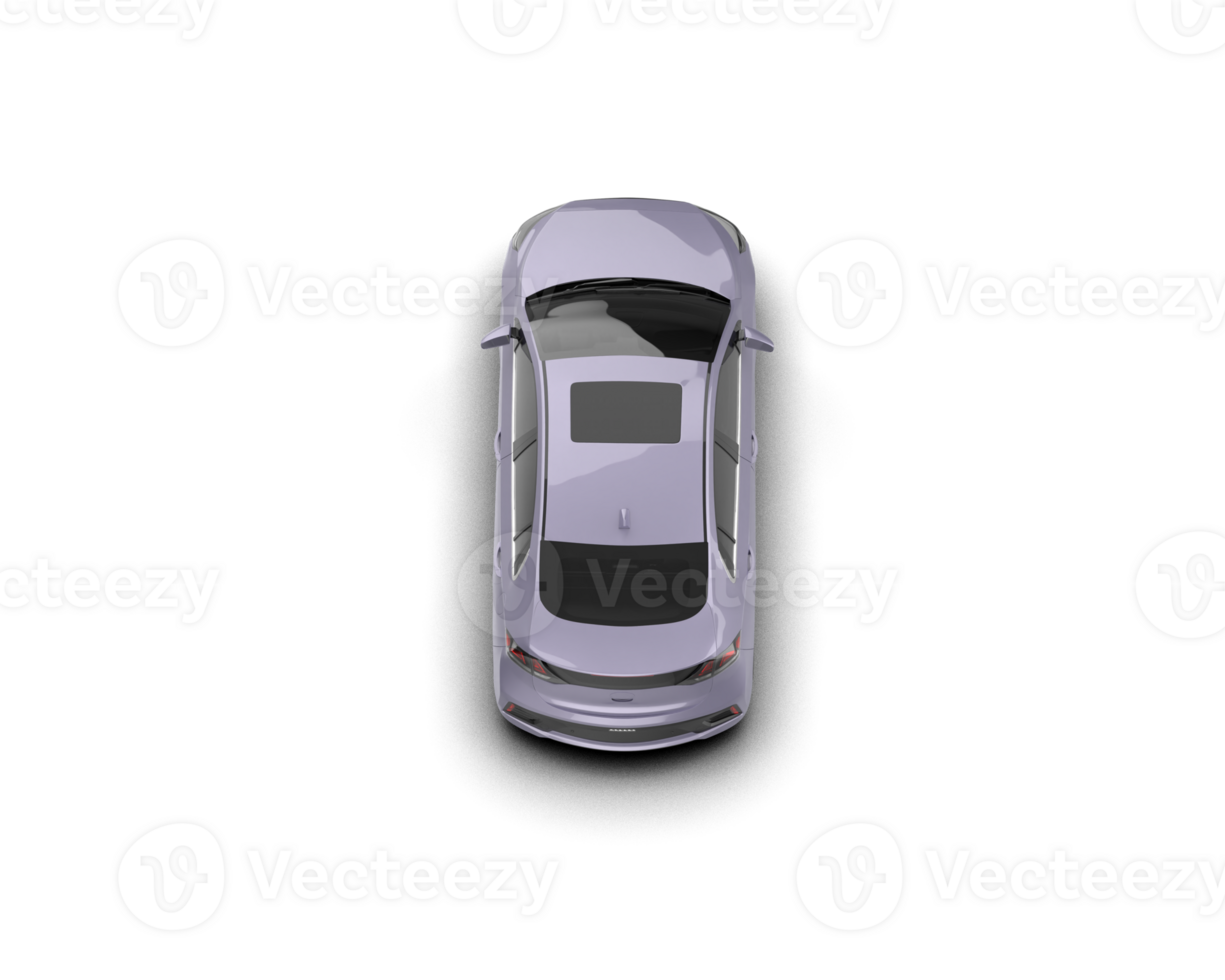 Modern car isolated on background. 3d rendering - illustration png