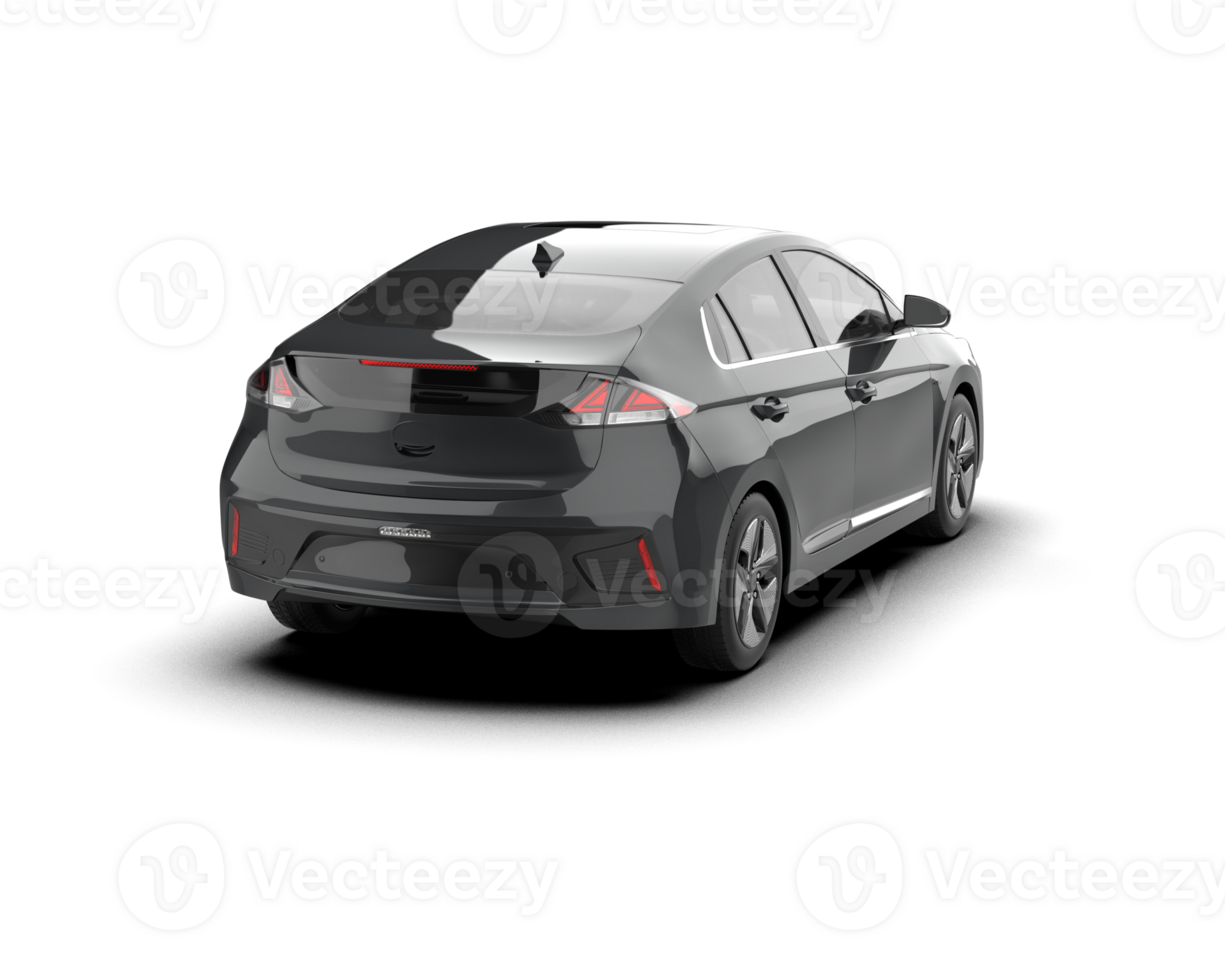 Modern car isolated on background. 3d rendering - illustration png