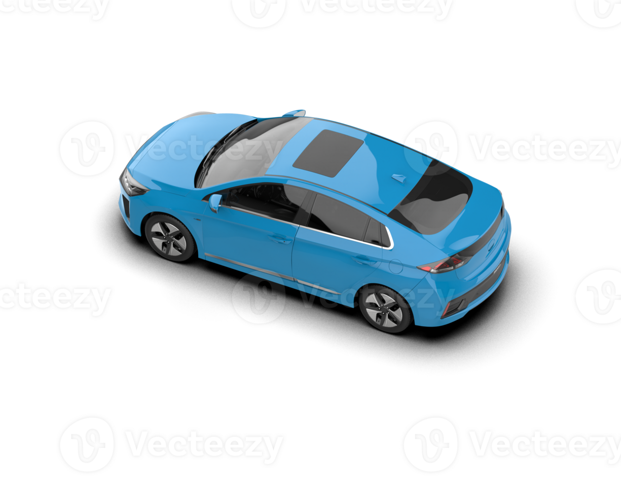 Modern car isolated on background. 3d rendering - illustration png