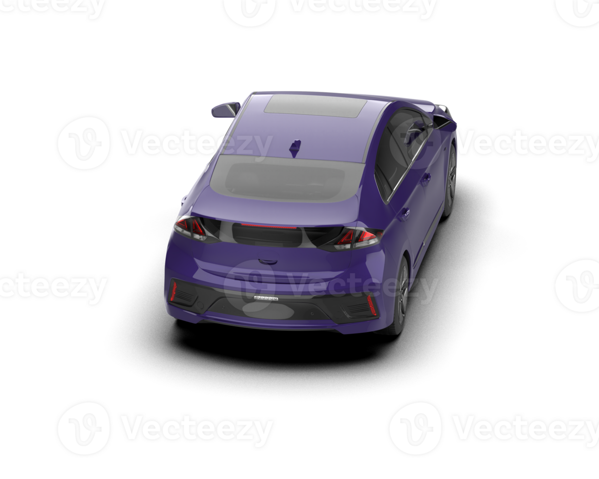 Modern car isolated on background. 3d rendering - illustration png