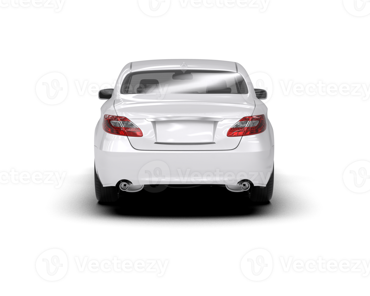 Modern car isolated on background. 3d rendering - illustration png