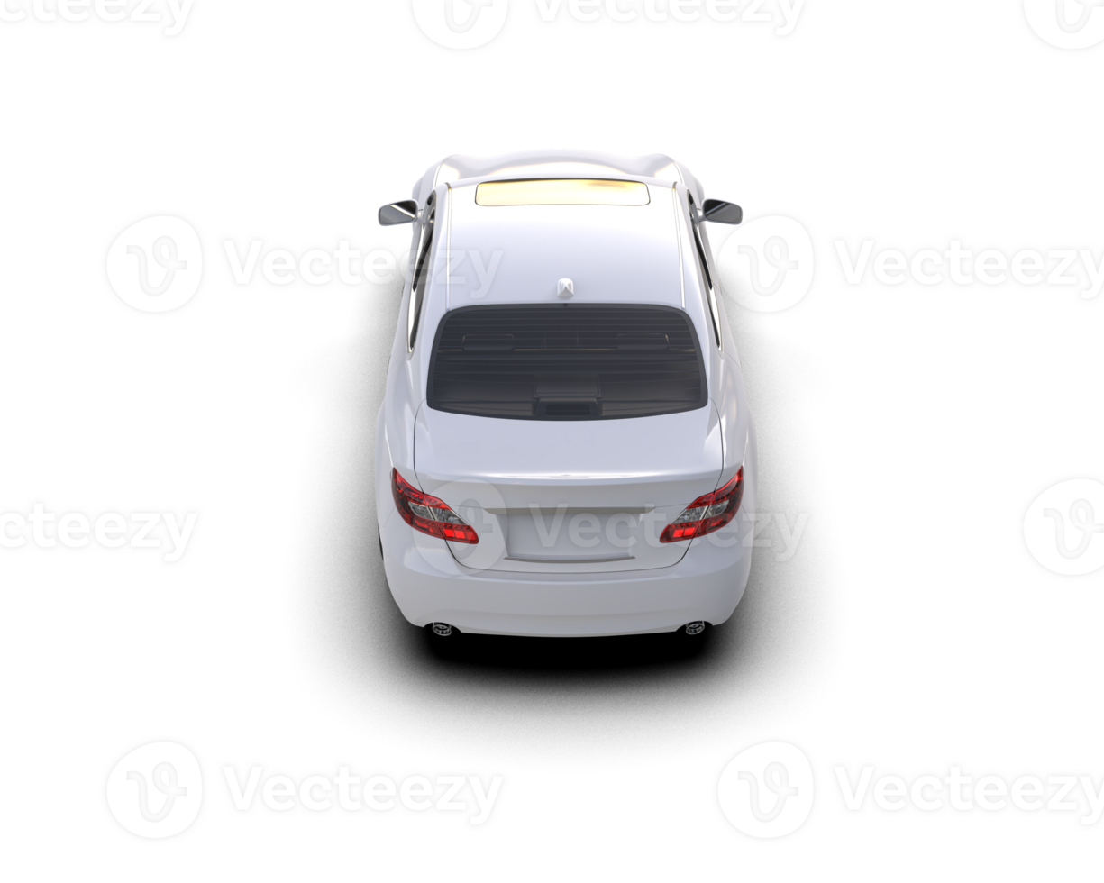 Modern car isolated on background. 3d rendering - illustration png