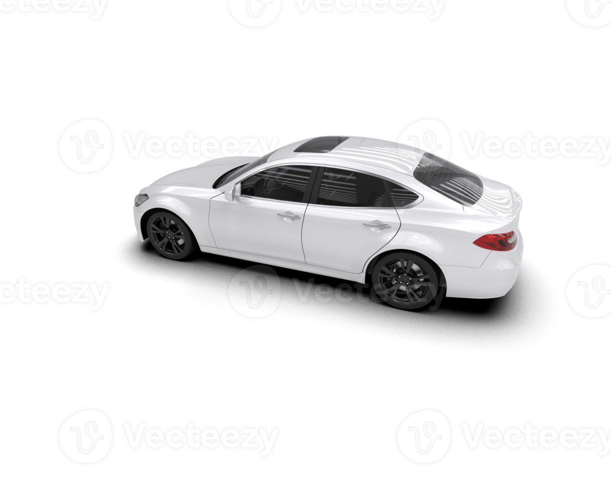 Modern car isolated on background. 3d rendering - illustration png