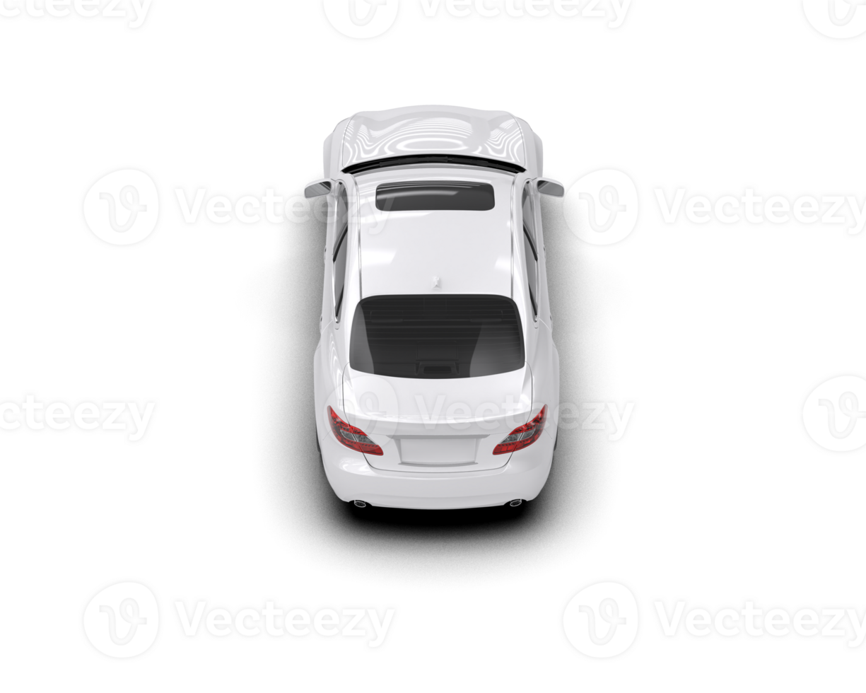 Modern car isolated on background. 3d rendering - illustration png