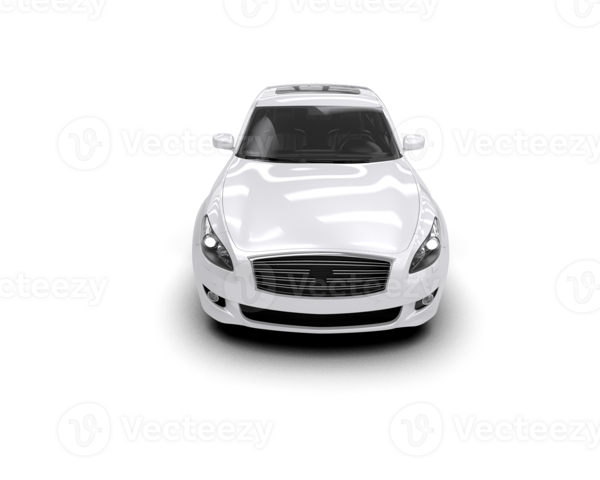Modern car isolated on background. 3d rendering - illustration png