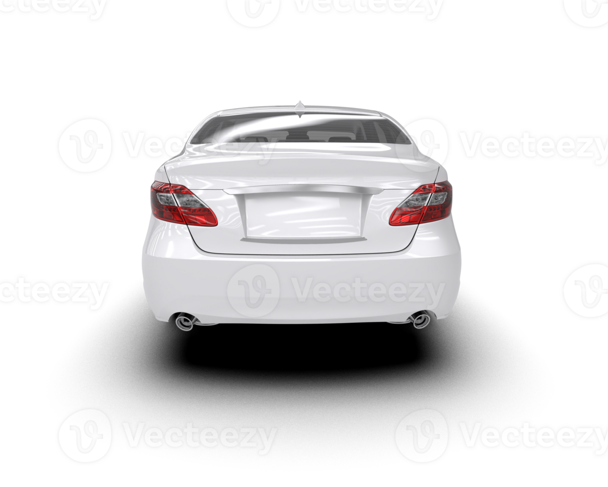 Modern car isolated on background. 3d rendering - illustration png