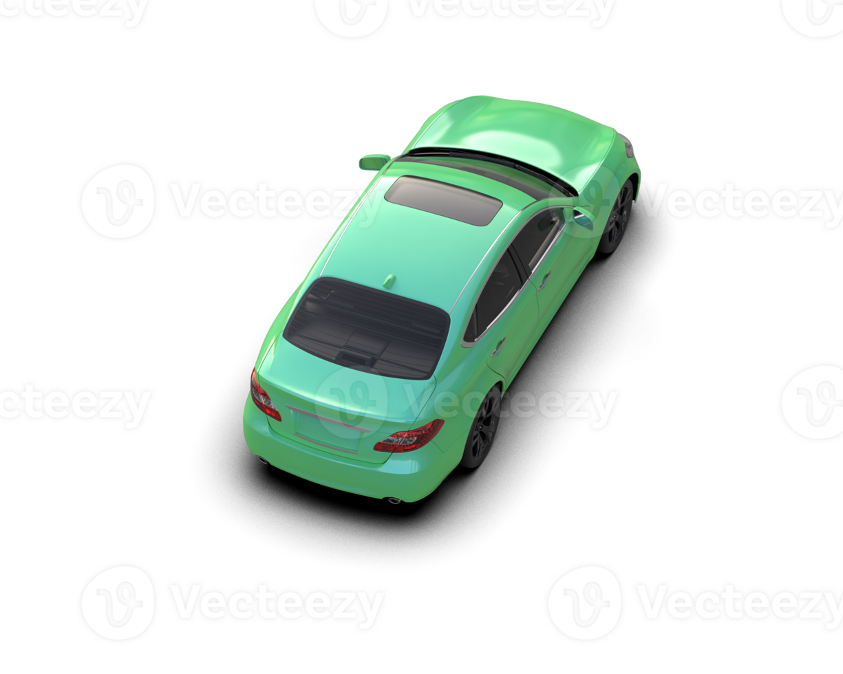 Modern car isolated on background. 3d rendering - illustration png