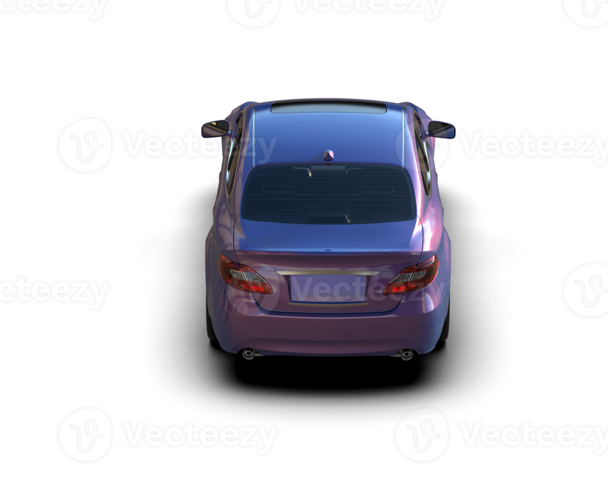 Modern car isolated on background. 3d rendering - illustration png