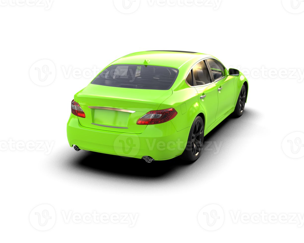 Modern car isolated on background. 3d rendering - illustration png