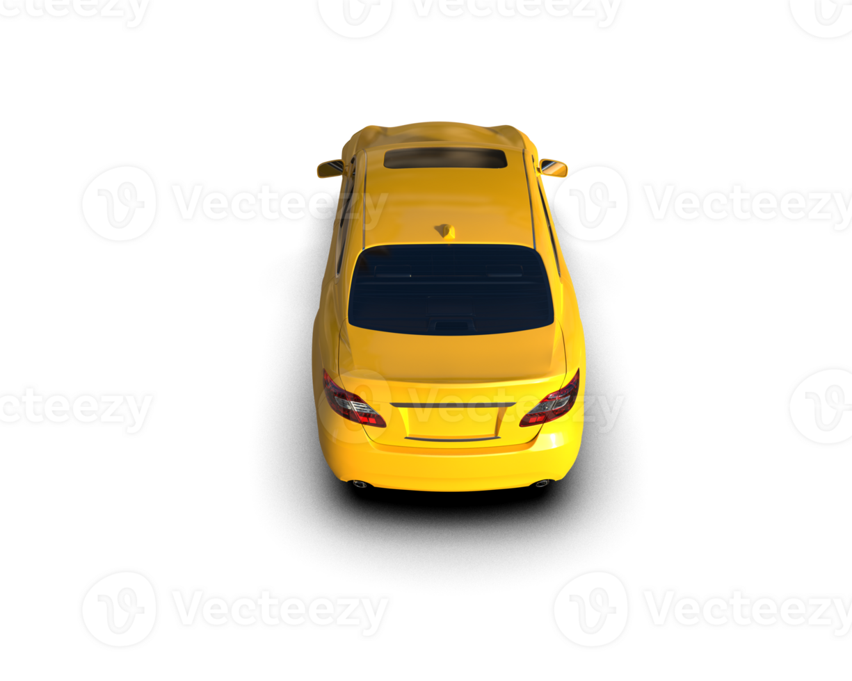 Modern car isolated on background. 3d rendering - illustration png