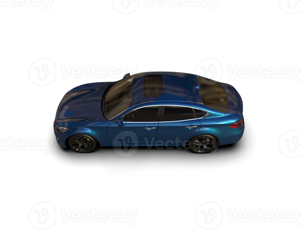 Modern car isolated on background. 3d rendering - illustration png